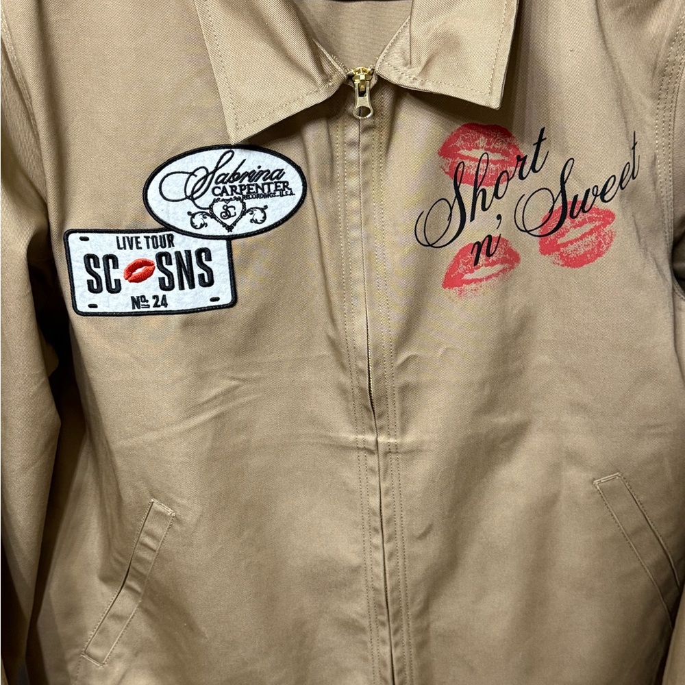 Sabrina Carpenter Short n Sweet Tour VIP Jacket New XL